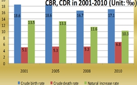 CBR and CDR in 2000-2010
